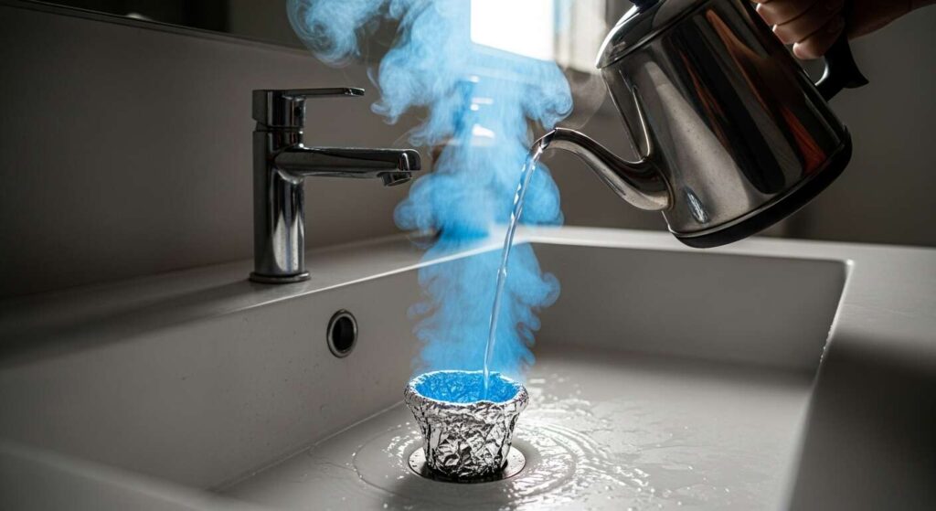 Hydraulik zdradza: ten trik z folią aluminiową odblokowuje odpływ w 30 sekund