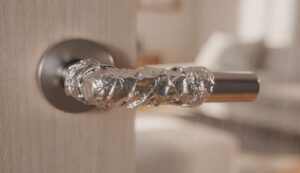 Sztuczka z folią aluminiową na klamce: mało kto zna, a rozwiązuje częsty problem