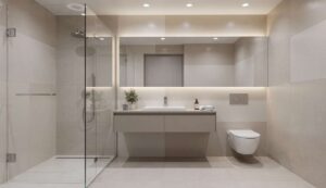 Te panele kleisz na stare płytki nawet pod prysznicem: nowa łazienka w weekend