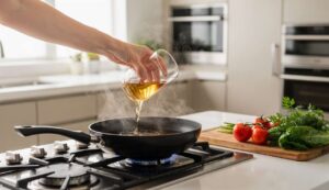 Szklanka ciepłej wody podczas smażenia: rób to zawsze, a nie będziesz wzywać hydraulika