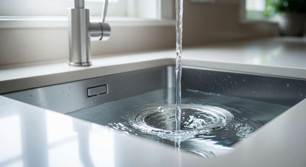 Bez octu i sody: ten jeden składnik z kuchni udrożni odpływ w kilka sekund