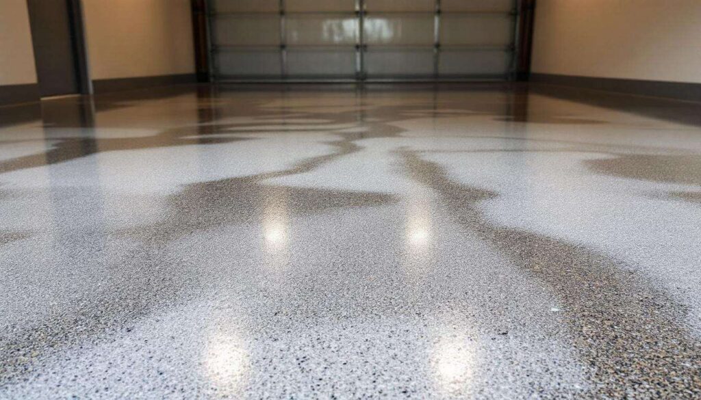 Podłoga z żywicy epoksydowej w garażu: po 3 zimach z solą oto stan nawierzchni