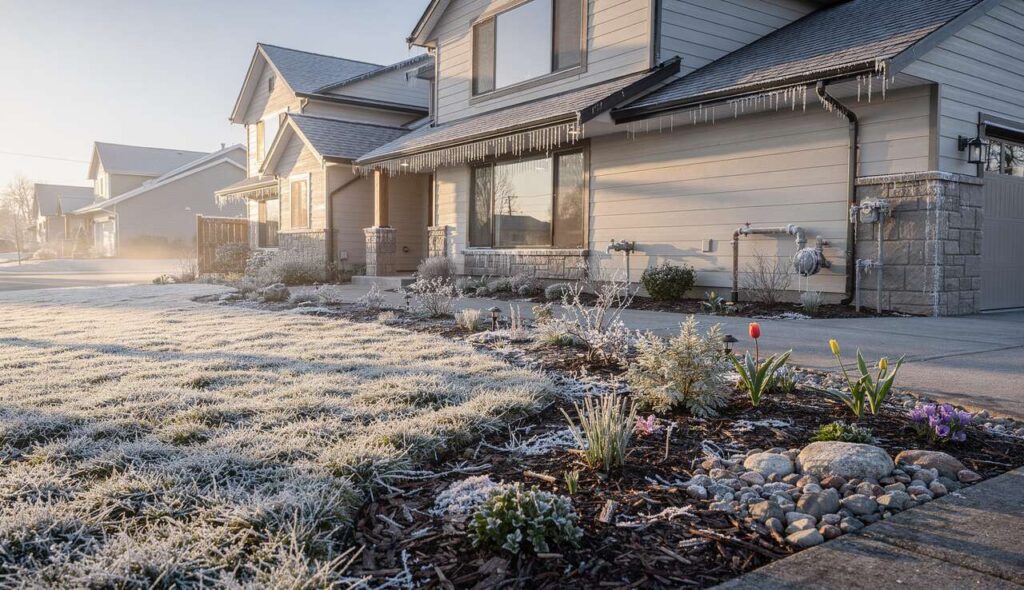 Wiosenne przymrozki 2026 i rury na zewnątrz domu — prosty sposób, który zapobiega pękaniu instalacji