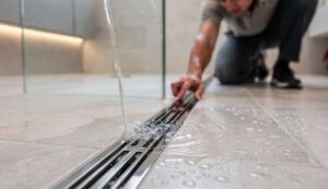 Odpływ prysznicowy liniowy zatyka się po 3 miesiącach? Producent Viega wyjaśnia najczęstszy błąd montażowy