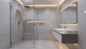 Prysznic walk-in zamiast wanny, a rachunek za wodę spada o 40%: dane Geberit z 2026 roku