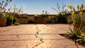 Pierwsze ciepłe dni marca i pęknięcia na tarasie: Mapei radzi, czym je wypełnić, zanim się powiększą