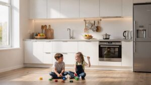 Śnieżka wypuściła farbę odporną na szorowanie: test w kuchni z dwójką dzieci po 6 miesiącach