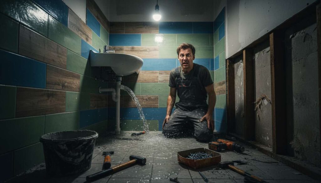 4 najgorsze błędy przy samodzielnym remoncie łazienki. Wszyscy szybko żałują, że tak zrobili