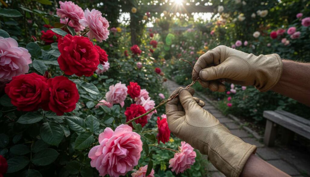 Stare róże nie są stracone: trik z drutem daje nowe krzewy