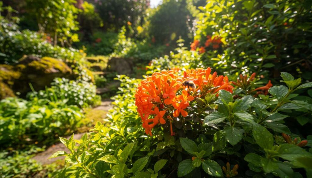 Ten niski krzew o pomarańczowych kwiatach całkiem odmieni mały ogród