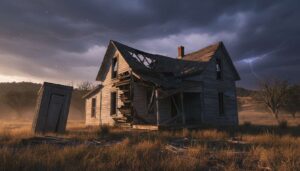 Było tak: dom bez wody, z wychodkiem, uszkodzony od pioruna. Zakasali rękawy